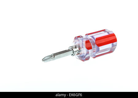 Screwdriver isolated on white background Stock Photo