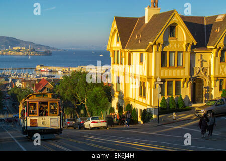 Trolley Cable Car in San Francisco Stock Photo