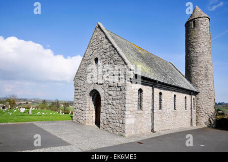 Saul Church, Downpatrick, Northern Ireland, originally founded by Saint Patrick in 432AD. Stock Photo