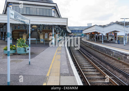 Lewes railway station, Lewes East Sussex England United Kingdom UK Stock Photo