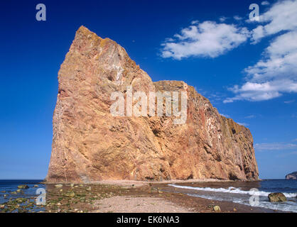 Perce Rock, Gaspe Peninsula, Quebec, Canada Stock Photo