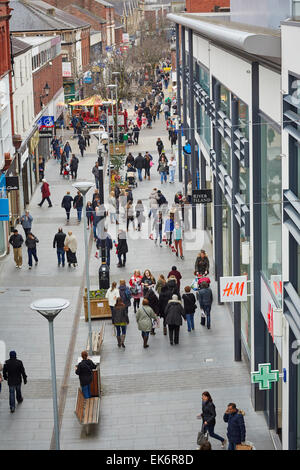 Altrincham George Street in the town centre shopping area Cheshire UK Stock Photo