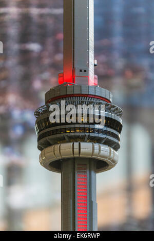 LEGO CN Tower, CN Tower Gift Shop, Toronto, Ontario, Canada Stock Photo