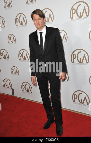 LOS ANGELES, CA - JANUARY 26, 2013: Tom Hooper at the 2013 Producers Guild Awards at the Beverly Hilton Hotel. Stock Photo