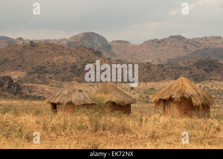 Landscape near Kapedo Village, Kaabong District - Karamoja, Uganda, East Africa Stock Photo