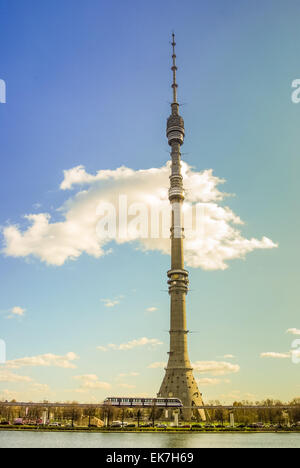 ostankino tower Stock Photo