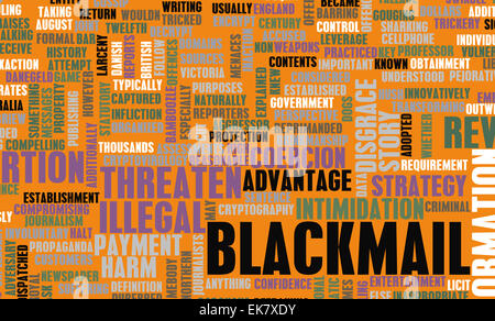 Blackmail Stock Photo