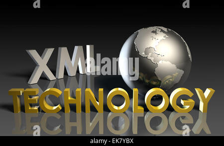 XML Technology Stock Photo