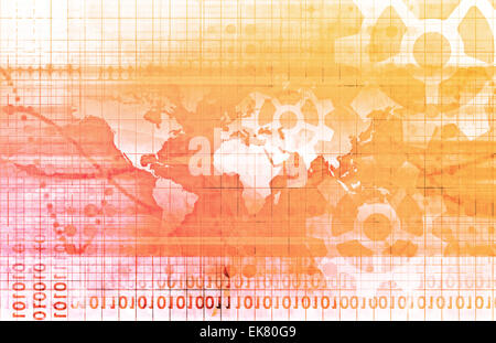 Connected Globally Stock Photo