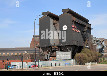 Sheffield Forgemasters steel works, Sheffield, South Yorkshire, England, UK. Stock Photo