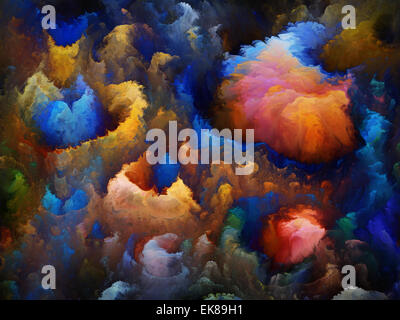 Digital Bloom Abstraction Stock Photo