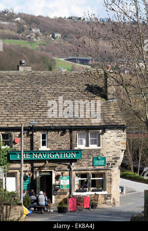 The Navigation Inn, Sowerby Bridge, West Yorkshire Stock Photo