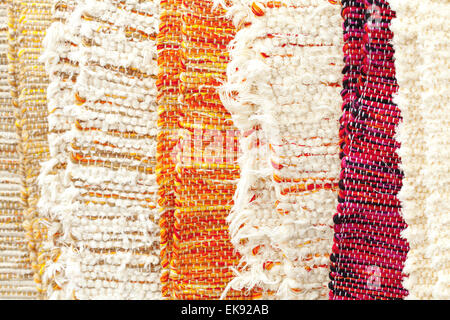 background of colored fabric Stock Photo