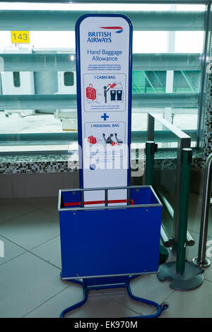 british airways cabin luggage size