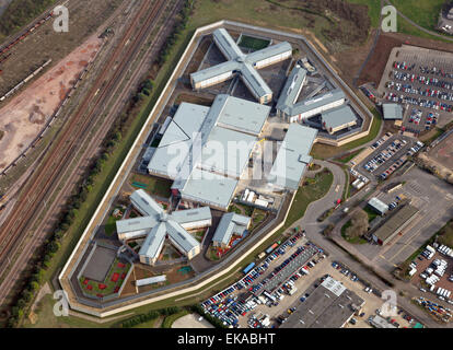 Aerial View Of HM Prison Peterborough, Category B Prisons Stock Photo ...