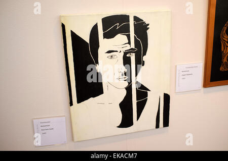 Adelaide Australia. 8th April 2015. An exhibition entitled Art by Prisoners opens at the festival hall in Adelaide showing work by inmates from prisons in South Australia Credit:  amer ghazzal/Alamy Live News Stock Photo