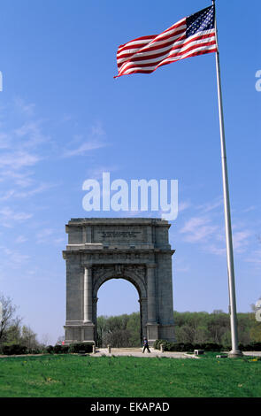 National Memorial Arch, Valley Forge National Historic Park, PA, USA Stock Photo