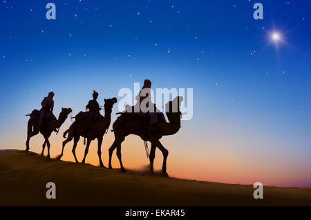 Three Wise Men Stock Photo