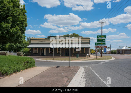 The small town of Penshurst in the Southern Grampians, Victoria, Australia Stock Photo