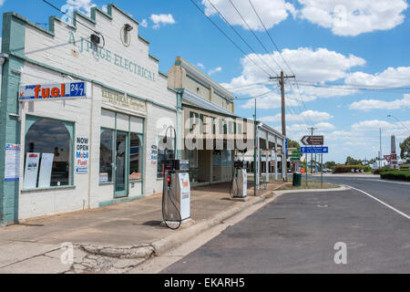 The small town of Penshurst in the Southern Grampians, Victoria, Australia Stock Photo