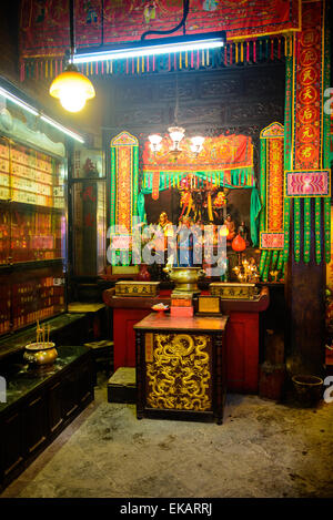 Shrine, Tin Hau Temple - Yau Ma Tei, Hong Kong Stock Photo