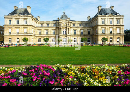 Luxembourg Palace and Gardens, Paris, France, Europe Stock Photo