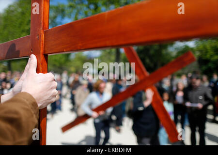 Way of the Cross, Holy Week, Paris, France, Europe Stock Photo