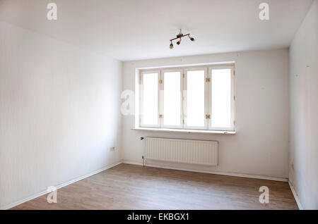 an apartment with wet walls on which mildew forming Stock Photo