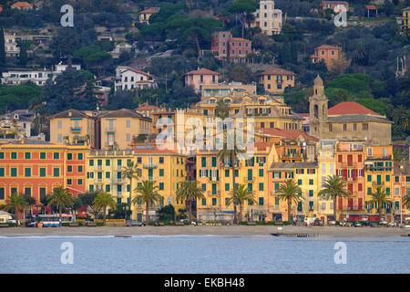 Santa Margherita Ligure seen from the harbour, Genova (Genoa), Liguria, Italy, Europe Stock Photo