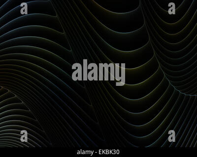 Dark Wavy Texture Stock Photo