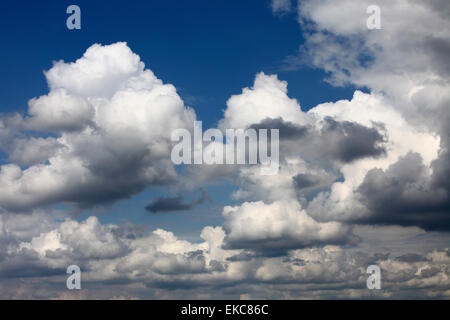 Clouds, stratocumulus clouds, cumulus layer, Stock Photo