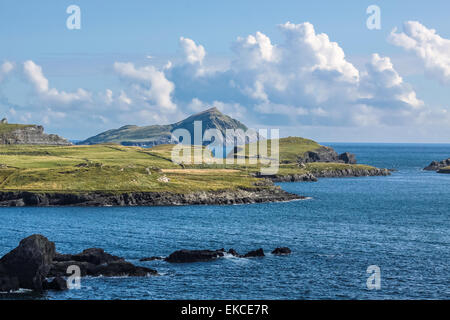 Coastal landscape at Valentia Iceland, County Kerry, Ireland Stock Photo