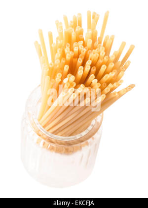 bucatini spaghetti pasta Stock Photo