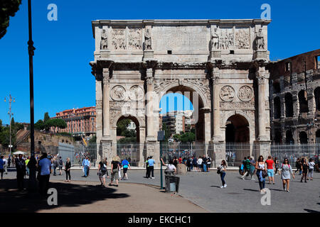 Italy Rome Arco di Costantino Arch of Constantine Stock Photo