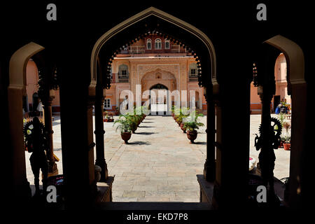 Chomu Palace Hotel, Rajasthan, India Stock Photo