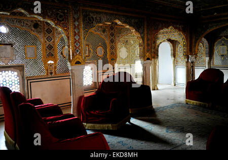 Chomu Palace Hotel, Rajasthan, India Stock Photo