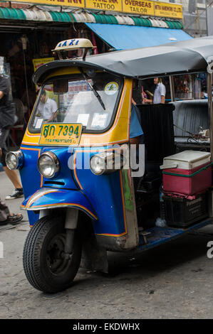 Tuk Tuk in the streets of Bangkok Stock Photo