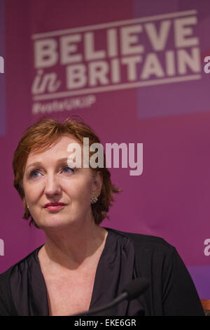 Westminster, London, UK. 9th April, 2015.  Suzanne Evans, UKIP’s Head of Policy, at the Election 2015:UKIP lays out policies for woman conference today in London. Credit:  Jeff Gilbert/Alamy Live News Stock Photo