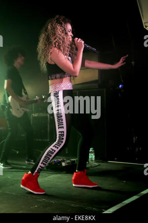 Ella Eyre performs live on stage at Newcastle University Student Union Bar Featuring: Ella Eyre Where: Newcastle, United Kingdom When: 05 Oct 2014 Stock Photo