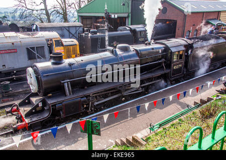 Ropley Station, Watercress Line, Mid Hants Railway, Hampshire England, United Kingdom. Stock Photo