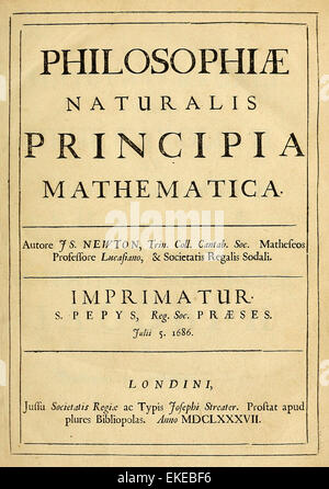 Philosophiae naturalis principia mathematica Stock Photo - Alamy