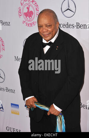 BEVERLY HILLS, CA - OCTOBER 20, 2012: Quincy Jones at the 26th Carousel of Hope Gala at the Beverly Hilton Hotel. Stock Photo