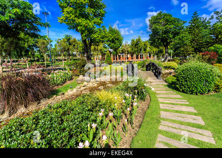 Royal Flora Ratchaphruek - SAWASDEE GARDEN Stock Photo