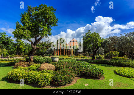 Royal Flora Ratchaphruek - SAWASDEE GARDEN Stock Photo