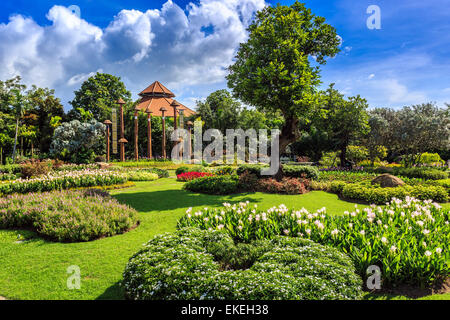 Royal Flora Ratchaphruek - SAWASDEE GARDEN Stock Photo