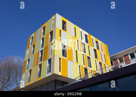 Modern building of the Youth Hostel in Bremen, Germany Stock Photo