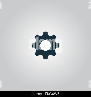 gear hours icon. Stock Photo