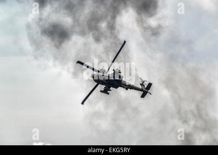 UK Army Air Corps WAH-64D Apache Stock Photo