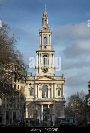 St Mary le Strand Church, Strand, London Stock Photo