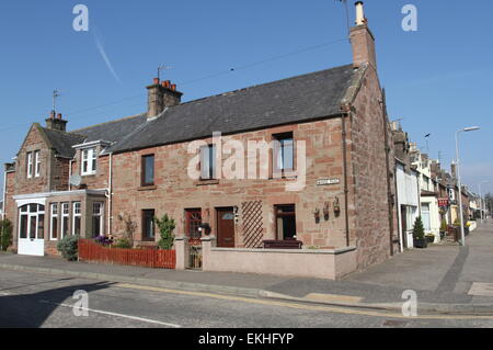 Edzell street scene Scotland  April 2015 Stock Photo